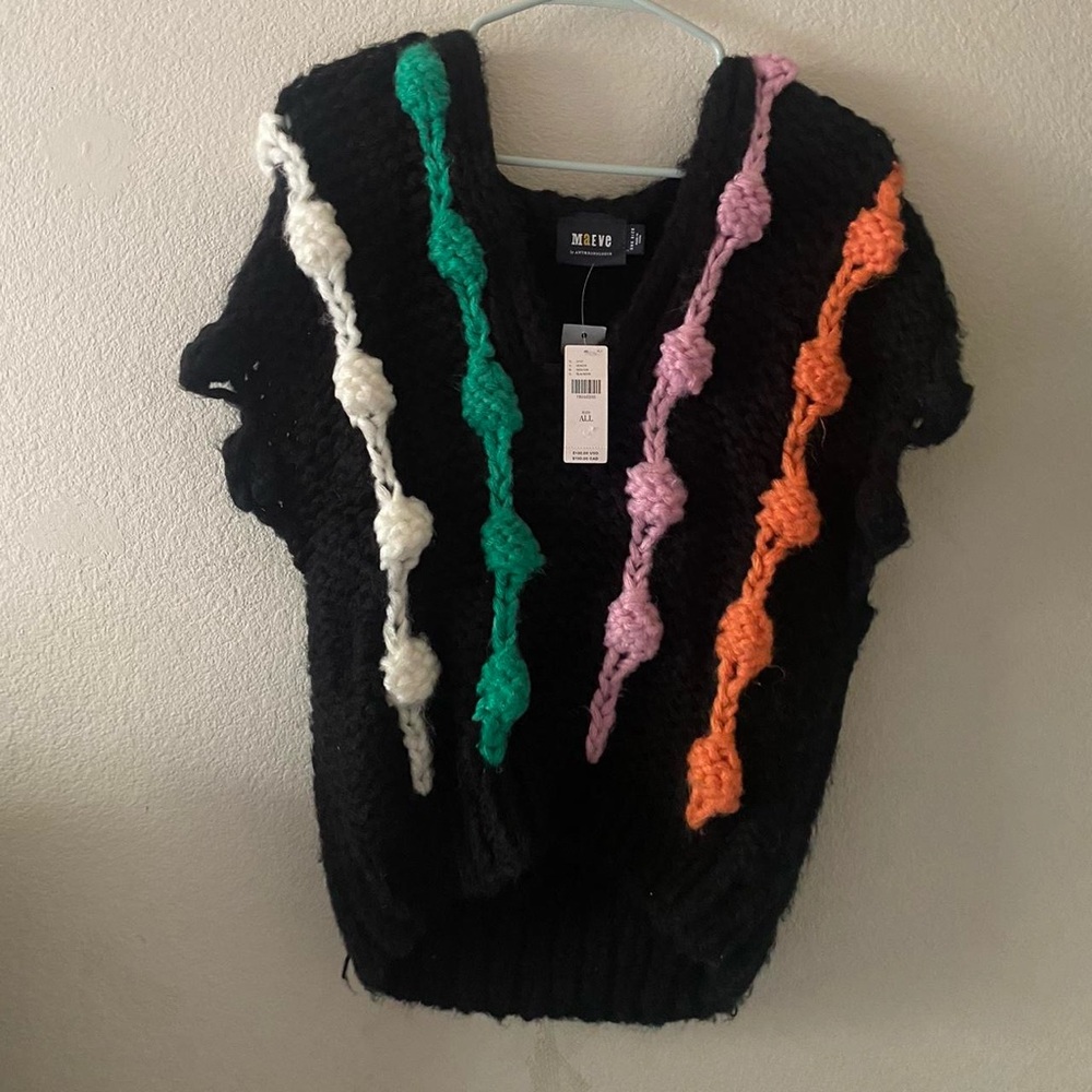 -Anthropologie sweater vest